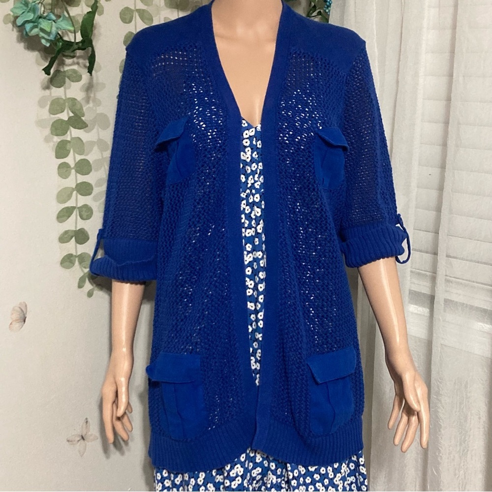 Sz XXL Jaclyn Smith Open Knit Cardigan